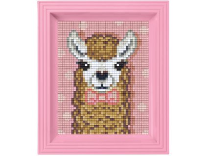 2362 obrazek s rameckem 23 barev lama divka